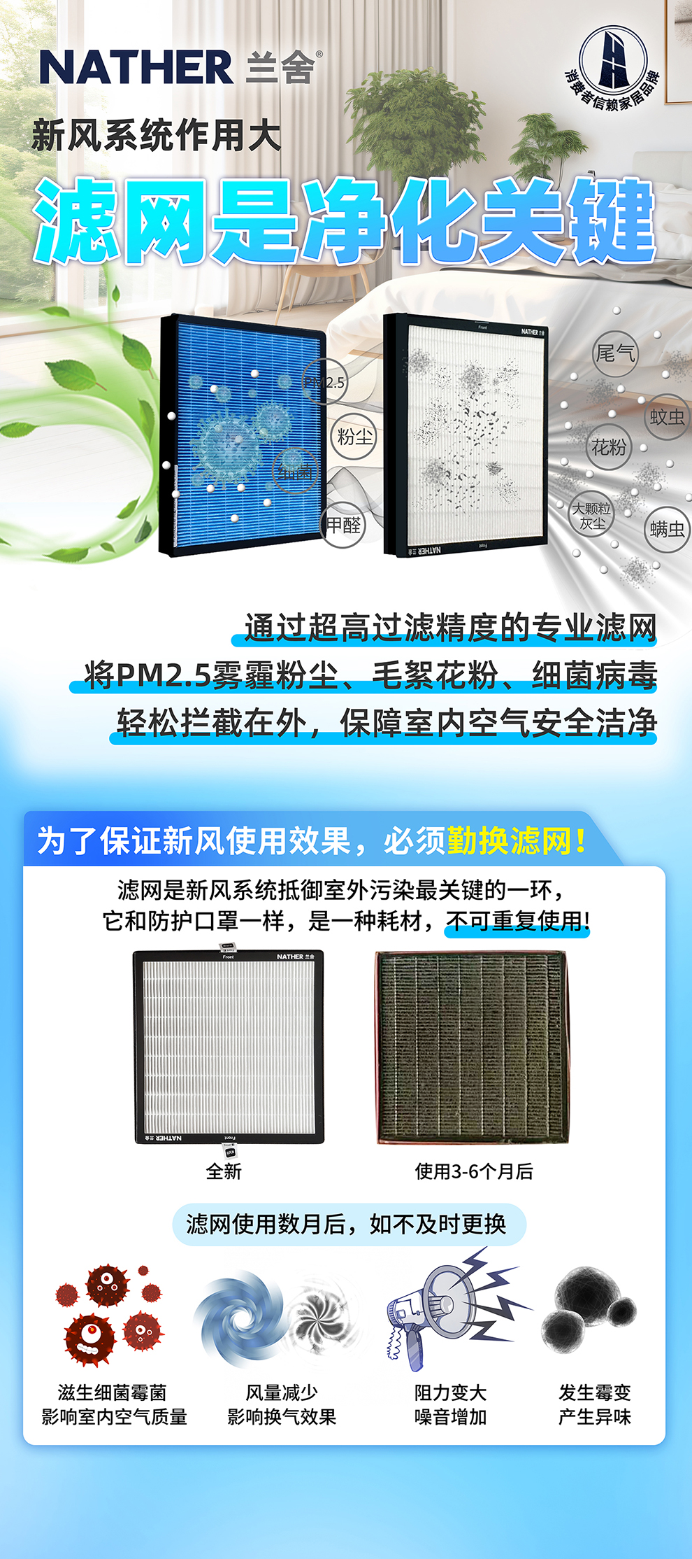 滤网更换-X展架80x180
